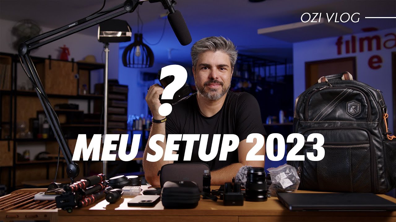 Equipamentos de Vídeo na Mochila 2023 - MUDEI DE CÂMERA!
