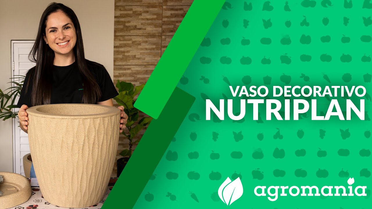 Fazendo o sistema de drenagem externo no Vaso Decorativo Nutriplan