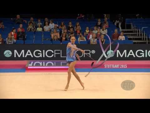 Maria CANILHAS (POR) 2015 Rhythmic Worlds Stuttgart - Qualifications Ribbon