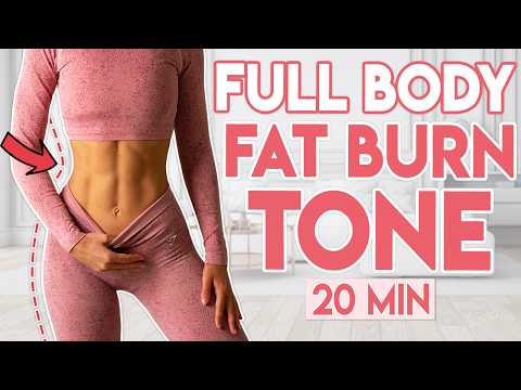 20 min Intermediate Pilates (Fat Burn Tone) | Full Body Home Workout