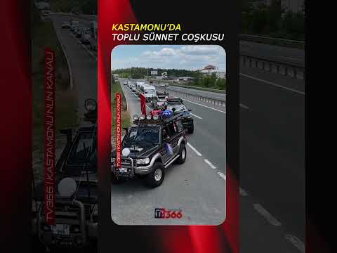 Kastamonu Sokaklarında Sünnet Coşkusu