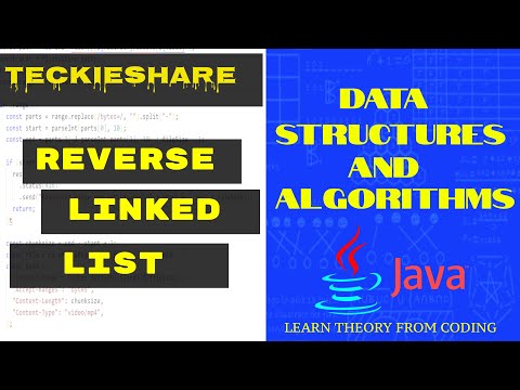Data Structures and Algorithms | Reverse Linked List | Java | Teckieshare