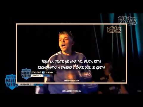 MINUTO LIBRE de TRUENO vs CACHA en FMS con LETRA | Jornada 7