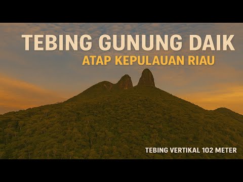 PENDAKIAN TEBING GUNUNG DAIK (ATAP KEPULUAN RIAU) | 102 METER TEBING VERTIKAL