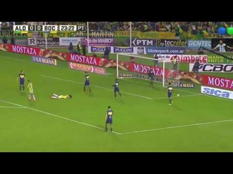 Aldosivi vs Boca Juniors (0-4) Primera División 2017 - Resumen de todos los goles