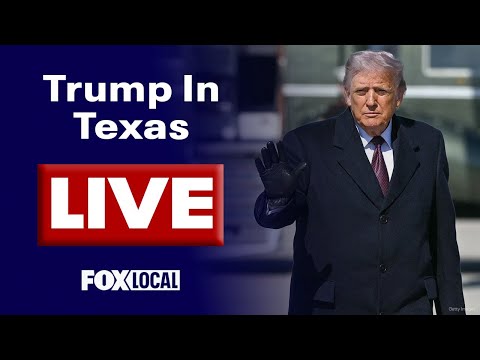 LIVE: President Trump visits Texas