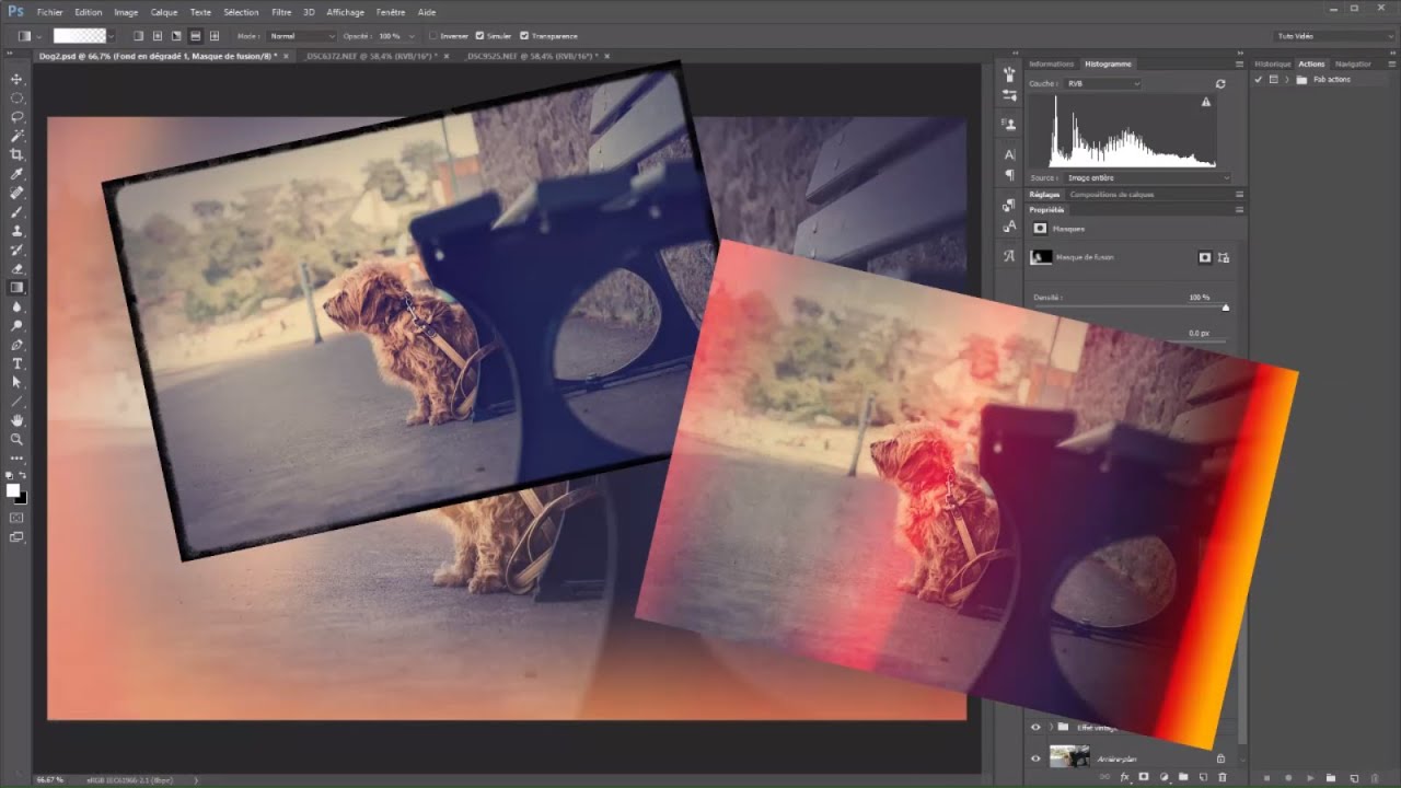 Effet "Fuites de lumière"