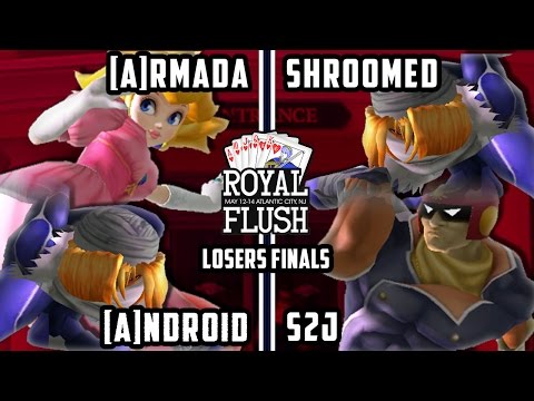 Royal Flush SSBM Doubles - [A] Armada & [A] Android Vs. IMT | Shroomed & Tempo | S2J - Melee LF