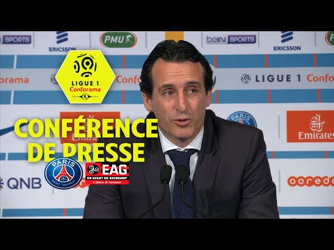 Conférence de presse Paris Saint-Germain - EA Guingamp ( 2-2 )  / 2017-18