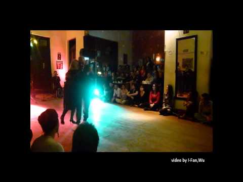  Carlos Perez  and  Rosa Forte  are  dancing  to  the  tango  "  Poema  "
