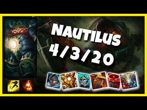 Nautilus Support 10.25 Challenger Gameplay Replay - S11 (4/3/20) - BR
