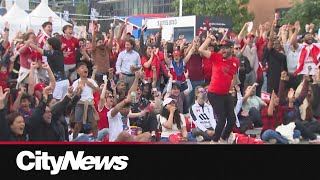Toronto celebrates Canada’s historic World Cup win