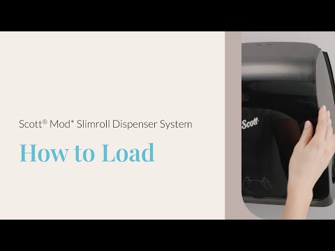 How to Load the Scott® Mod Slimroll Towel Dispenser System*
