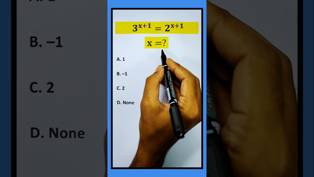 Exponentiation Math #maths #shorts