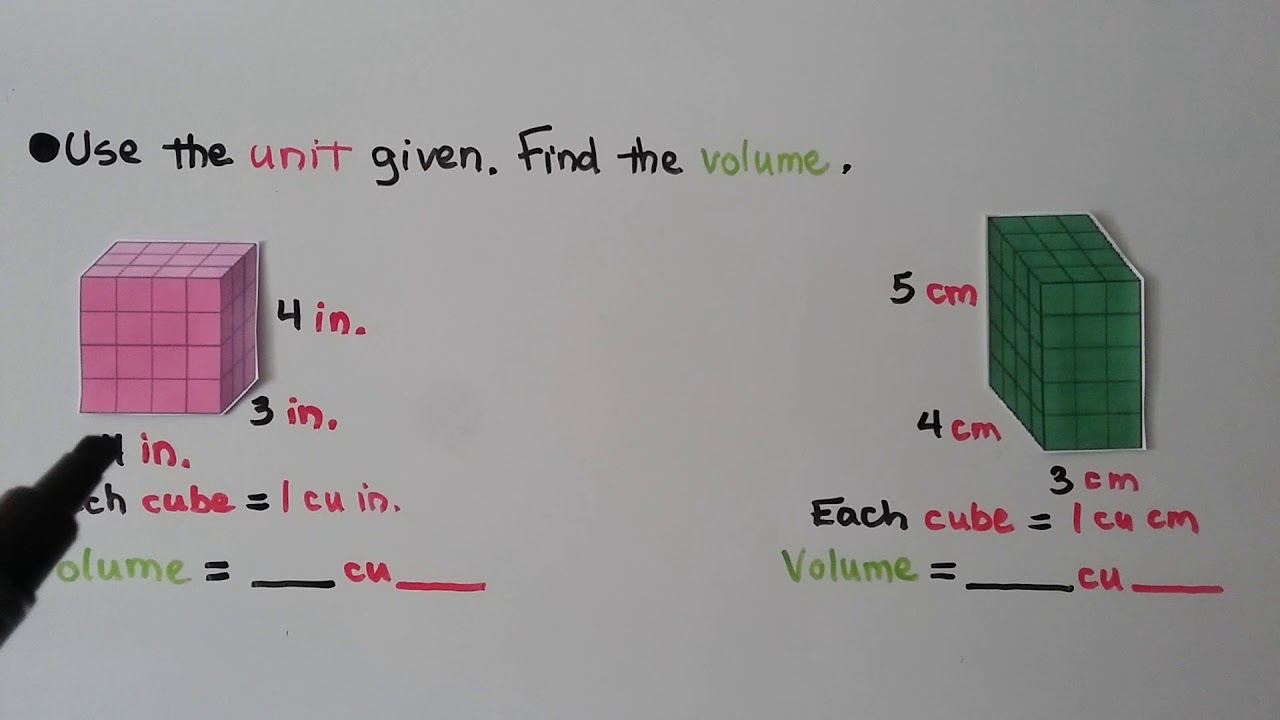 5th Grade Math 11.6, Understand Volume, Unit Cubes & Rectangular Prisms