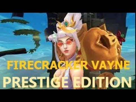 FIRECRACKER VAYNE PRESTIGE EDITION Skin Spotlight | League of Legends