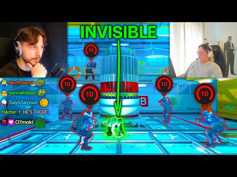 INVISIBLE MAGIXX vs. 5 FACEIT LEVEL 10s (1v5)