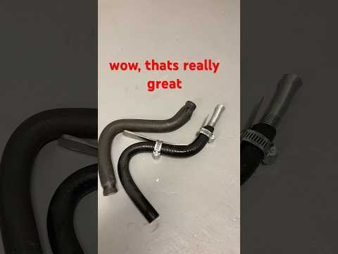 Tip for Bending/Shaping Rubber Hose for Radiator Coolant or Fuel Lines, Oven Method