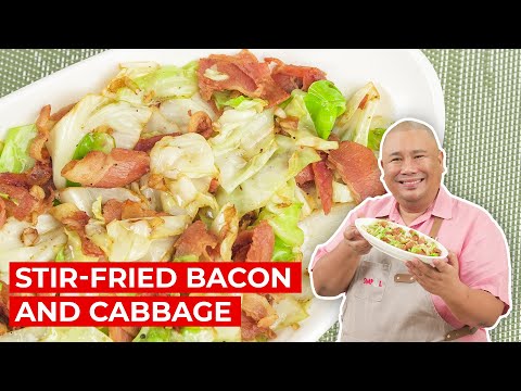 Healthy Stir-Fried Bacon and Cabbage Recipe | SIMPOL | CHEF TATUNG