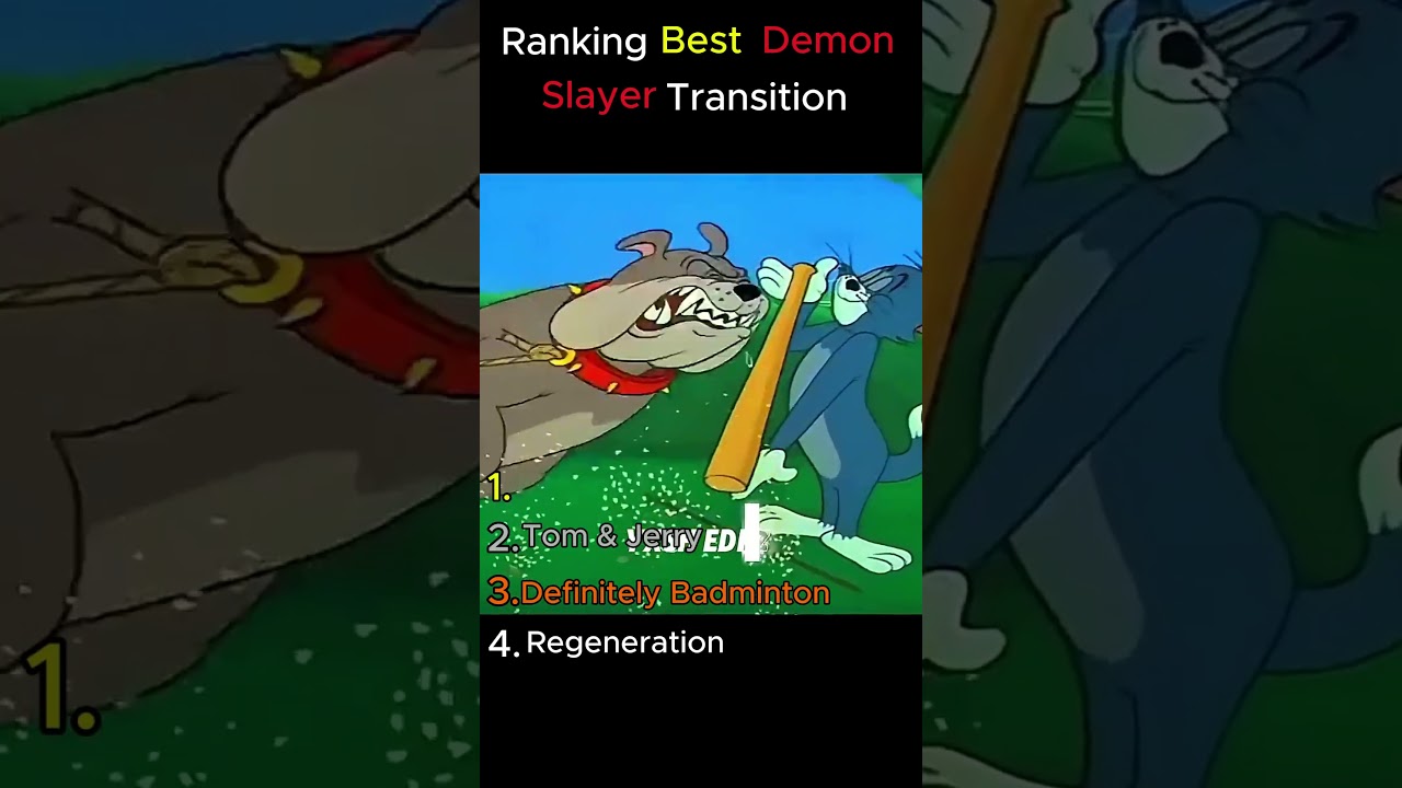 Ranking unexpected demon slayer transitions.