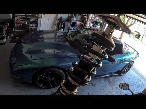 BC coilovers installed on the C5 Corvette...Feels a billion times better!