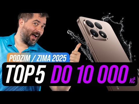 TOP 5 telefonů do 10 000 Kč na Black Friday!
