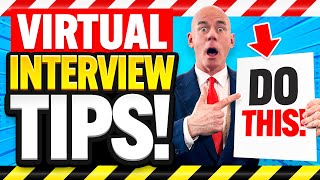 VIRTUAL JOB INTERVIEWS! )How to PREPARE for a VIRTUAL ONLINE INTERVIEW Tips, Questions & ANSWERS!)