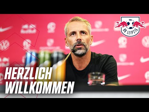 Die Vorstellungs-PK von Marco Rose als neuer Cheftrainer von RB Leipzig 🔴⚪️