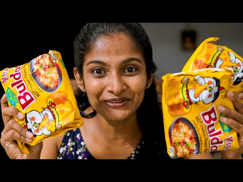 අමුතුම Korean Spicy Ramen Plate එක🍜😋