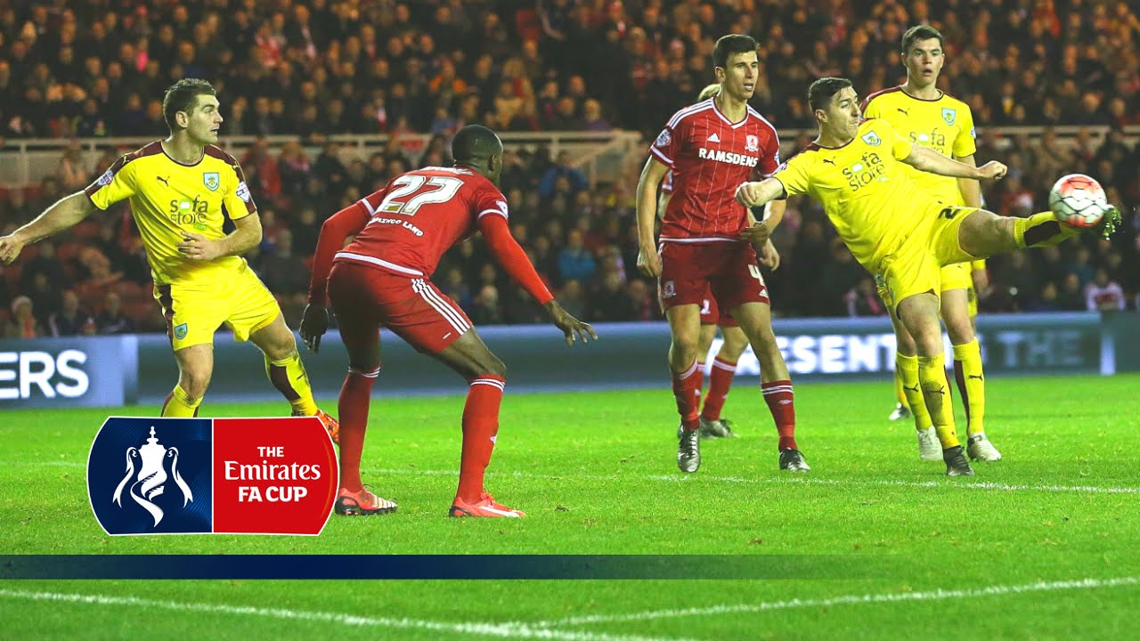 FC Middlesbrough 1-2 FC Burnley  ( The FA Cup 2015...