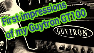 Video thumbnail for Playing my Guytron GT 100 by Håvard Caspersen