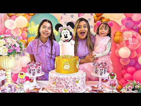 FIZEMOS UMA FESTA DE ANIVERSÁRIO DA MINNIE PARA ELOAH !
