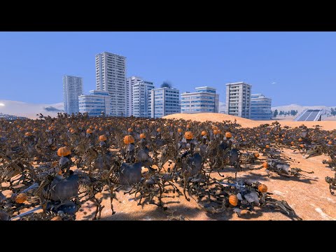 240000 Hallowmans VS 26000 German Machine Guns - Ultimate Epic Battle Simulator 2 - UEBS 2