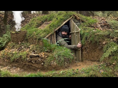Watch This Extremely Patient Craftsman Build A Miniature Man Cave Into The Side Of A Mountain