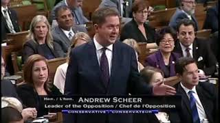Heated exchange between Justin Trudeau and Andrew Scheer