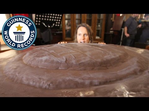How to make the world's largest Jaffa Cake - Guinness World Records