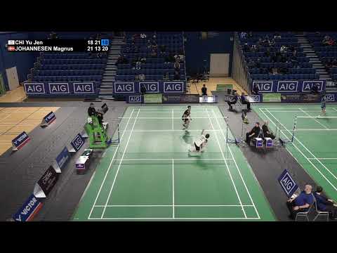 Match point - Chi Yu Jen vs Magnus Johannesen - MS, SF - Irish Open 2022