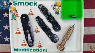 Spyderco Smock Scale Swap Gone Sideways... Then Perfect!
