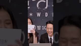 Hae in cringing over his own dialogue 🤣😂jisoo's reaction