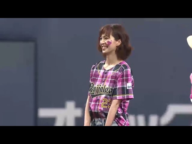 【始球式】安田美沙子さんが始球式に登場!! 2016/6/12 Bs-DB