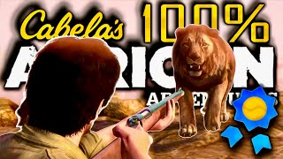 I GOT 100% ACHIEVEMENTS IN CABELA'S AFRICAN ADVENTURES! WHAT A CRAZY EXPERIENCE OF A 'HUNTING' GAME!