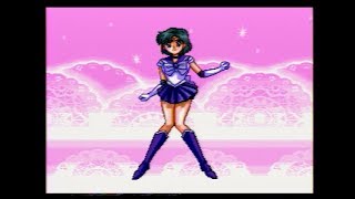 メガドライブ版美少女戦士セーラームーン　セーラーマーキュリーでむずかしいをプレイ
