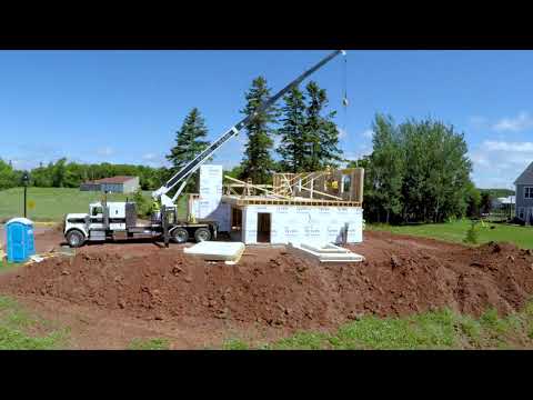 Leading Edge Homes Construction Time-lapse | Luxury Home in Stratford, Prince Edward Island