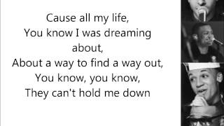 JLS- Hold Me Down, Lyrics