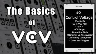 The Basics of VCV Rack #2 - Control Voltage