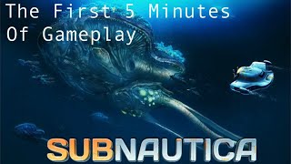 Subnautica - The First 5 Minutes of Gameplay - PS4, PS5