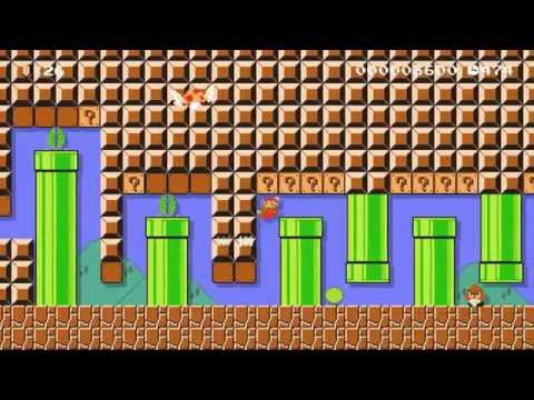 Keep the mushroom for the end! by Bourgyman - Super Mario Maker - No Commentary 1AC