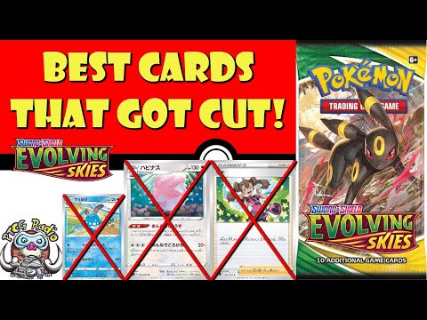 The Best Cards That are Being Cut from Evolving Skies! (Pokémon TCG News)