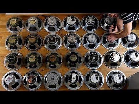 27 Celestion Guitar Speakers Comparison - Shootout