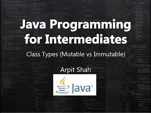 Mutable Vs Immutable Classes And Variables Java